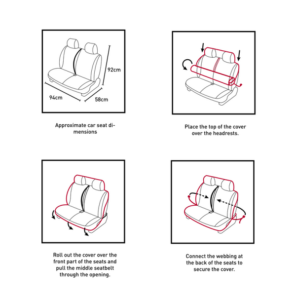 Car Seat Cover Double