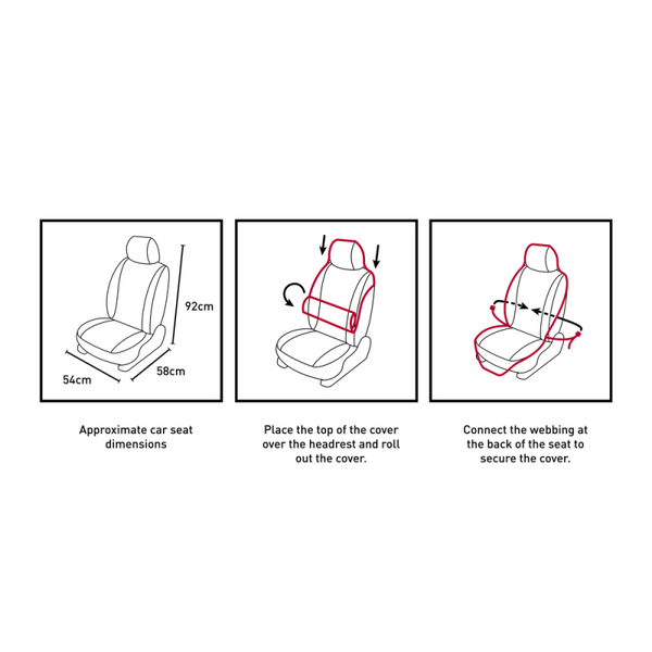 Car Seat Roll Cover