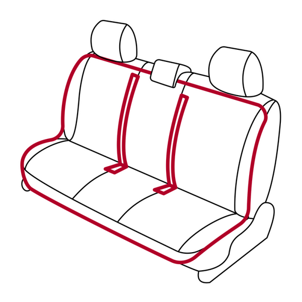 Car Seat Roll Cover Triple