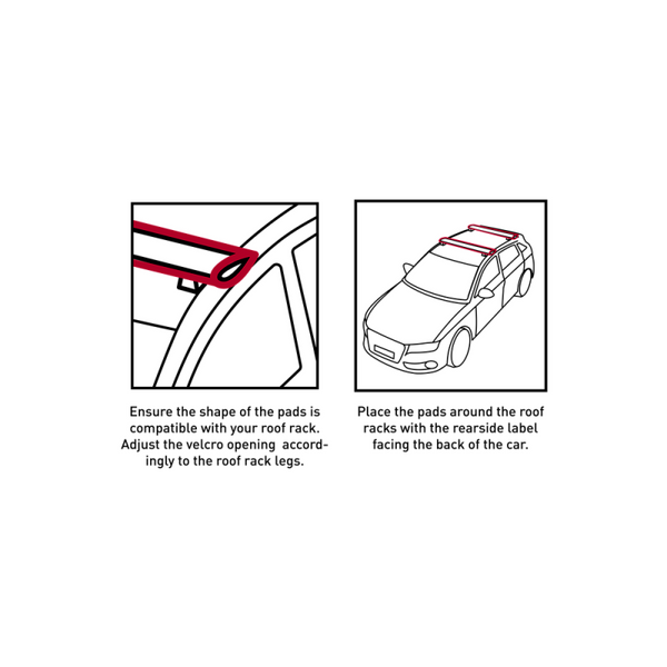 Roofrack Pads Aero