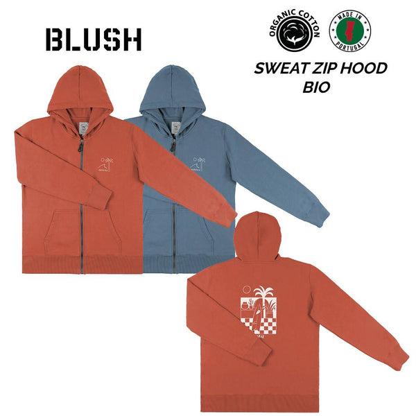 Soöruz Sweat zip hood Bio BLUSH