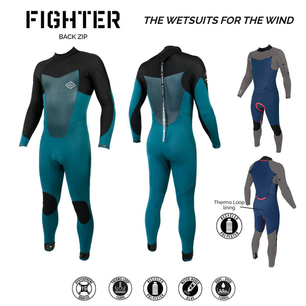 Soöruz Fullsuit Men 3/2 BZ FIGHTER - OYSTERPRENE 