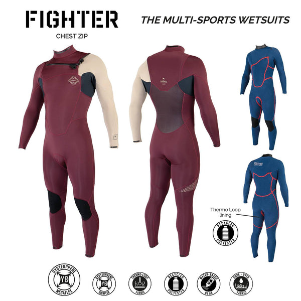 Soöruz Fullsuit Men 3/2 CZ FIGHTER - OYSTERPRENE