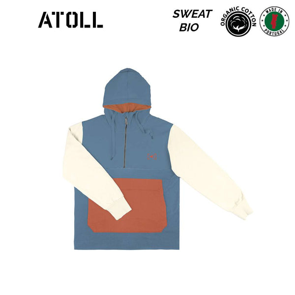 Soöruz Sweat half zip hood Bio ATOLL