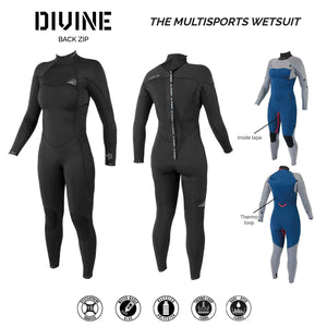 Soöruz Fullsuit Women 3/2 BZ DIVINE - OYSTERPRENE