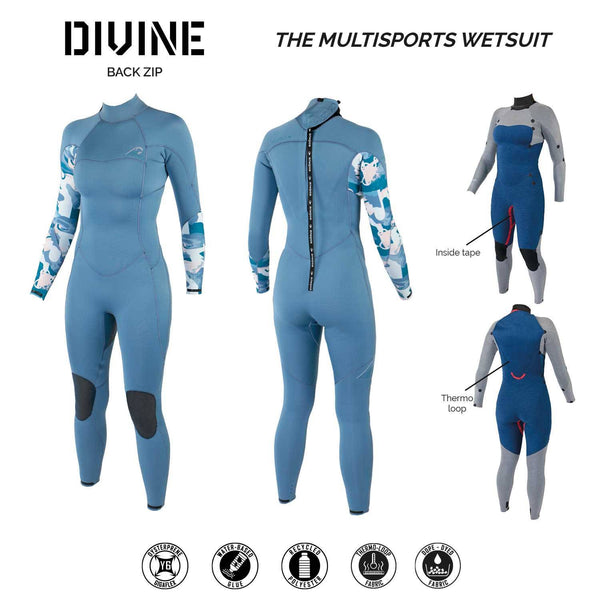 Soöruz Fullsuit Women 3/2 BZ DIVINE - OYSTERPRENE