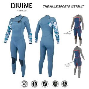 Soöruz Fullsuit Women 3/2 FZ DIVINE - OYSTERPRENE