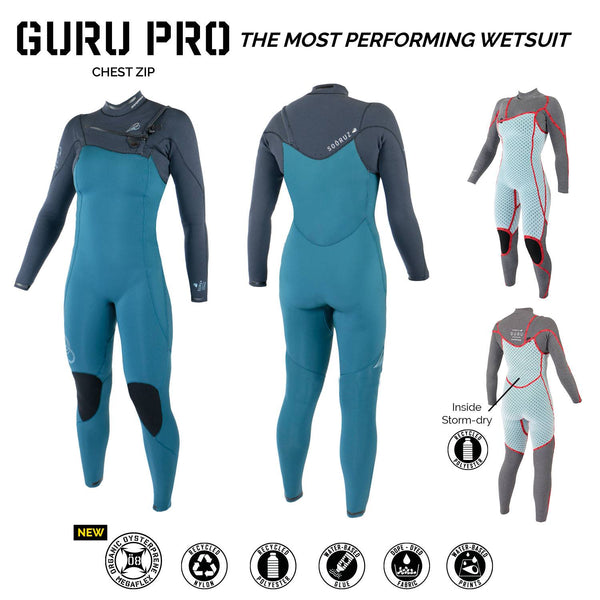 Soöruz Fullsuit Women 3/2 CZ GURU PRO - ORGANIC OYSTERPRENE