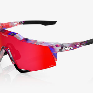 100% Speedcraft FDJ - HiPER Fire Red Mirror Lens