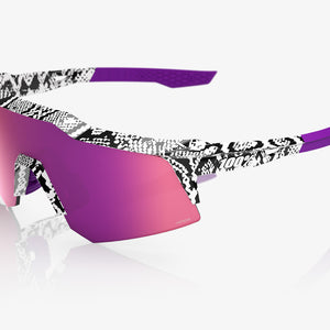 100% Speedcraft XS Elly 3 - HiPER Dark Purple Mirror Lens