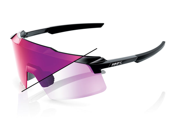 100% Aerocraft - Purple Mirror Photochromic Lens