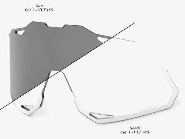 100% Hypercraft XS Polycarbonat - Photochrom ReplacementLens