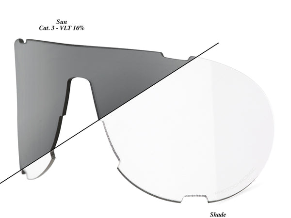 100% Westcraft - Photochromic Replacement Lens - Shield