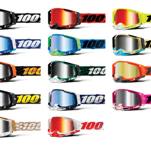 100% Racecraft Gen. 2 goggle anti fog mirror lens