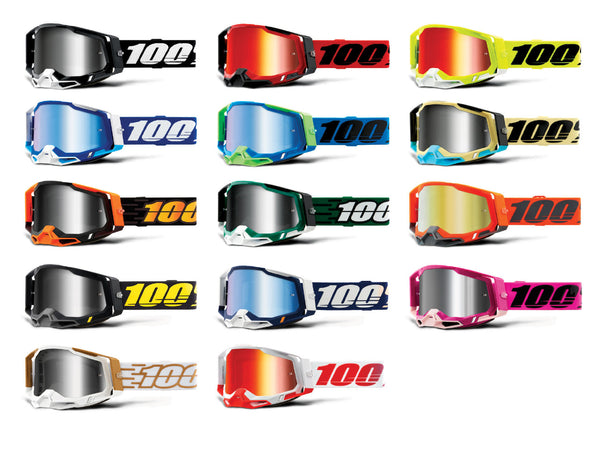 100% Racecraft Gen. 2 goggle anti fog mirror lens