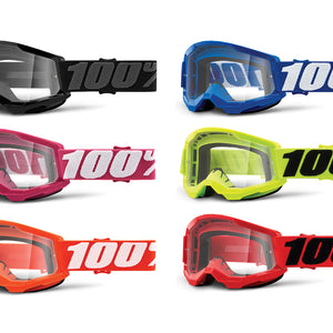 100% Strata Youth Gen. 2 goggle anti fog clear lens