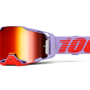 100% Armega Goggle, Fausto - Red Mirror Lens