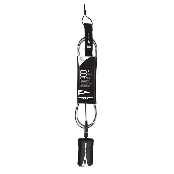 SIC Surf Leash 8' Black