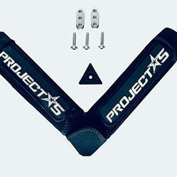 Project 5 V-Strap Vision / Foilstrap + Single Strap schwarz