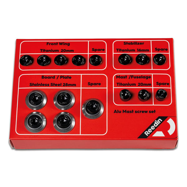 FlightAttendant  Baseplate T-nut screw set Carbon