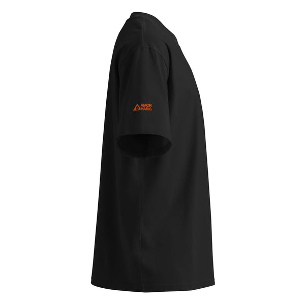 Happy Kite – Oversized Bio-T-Shirt mit Stickerei 