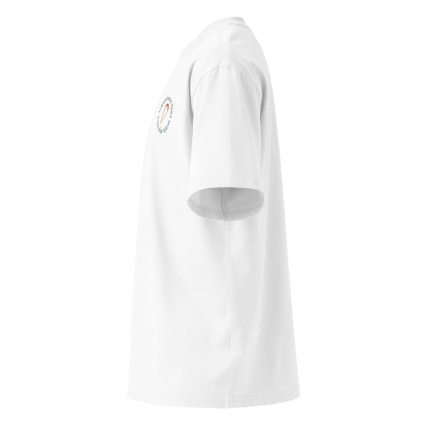 Happy Kite – Oversized Bio-T-Shirt mit Stickerei 